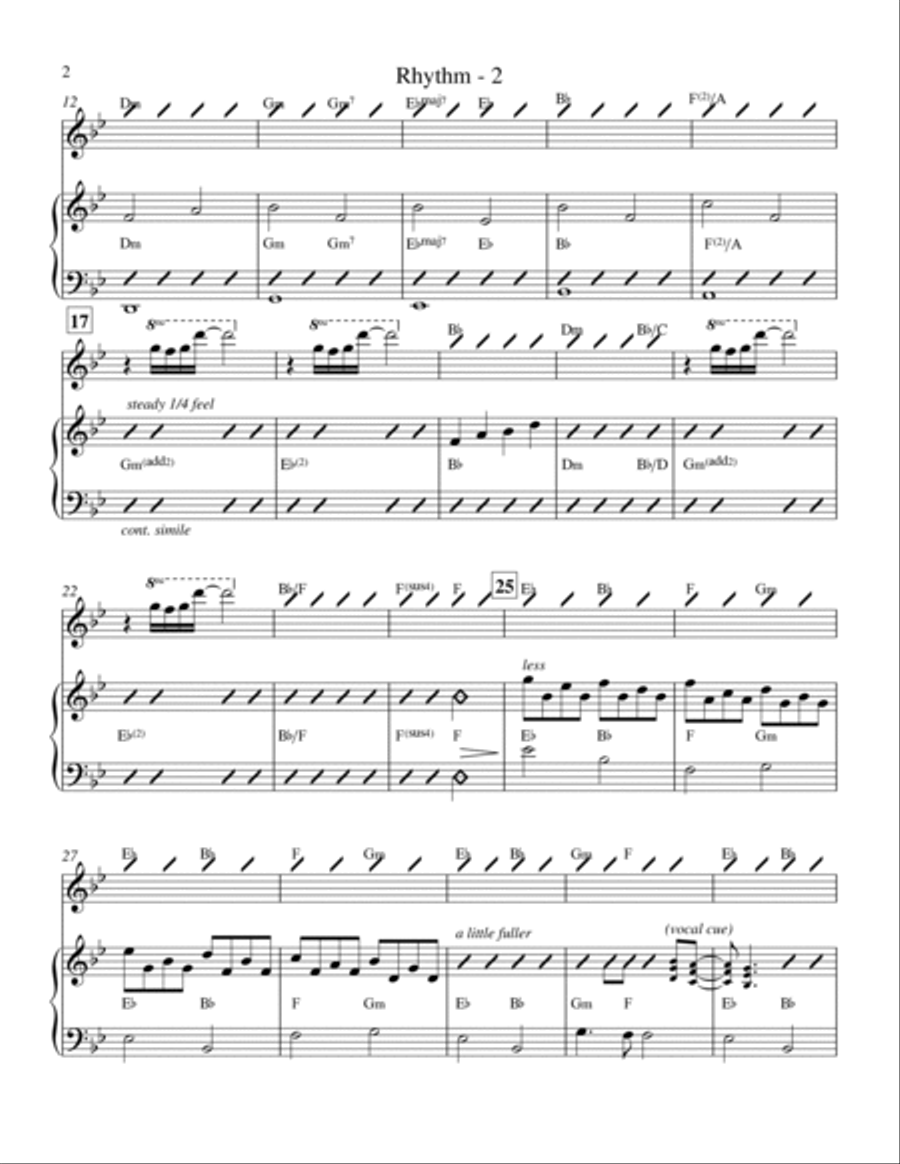 Your Great Name - Rhythm Choir scores gallery preview page 2