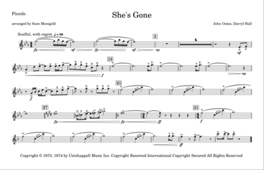 She's Gone She's Gone Marching Band scores gallery preview page 6