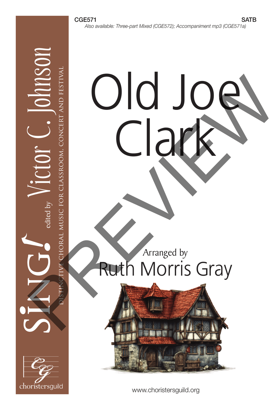 Old Joe Clark (SATB) 4-Part scores gallery preview page 2