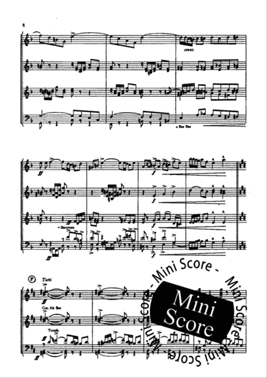 Victory Victory Fanfare Band scores gallery preview page 10