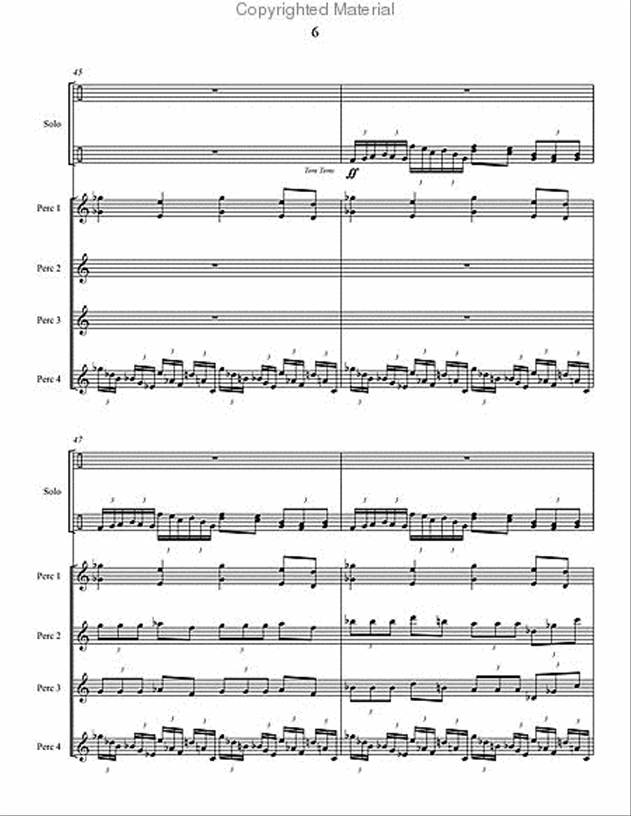 Shadows Percussion Ensemble scores gallery preview page 7