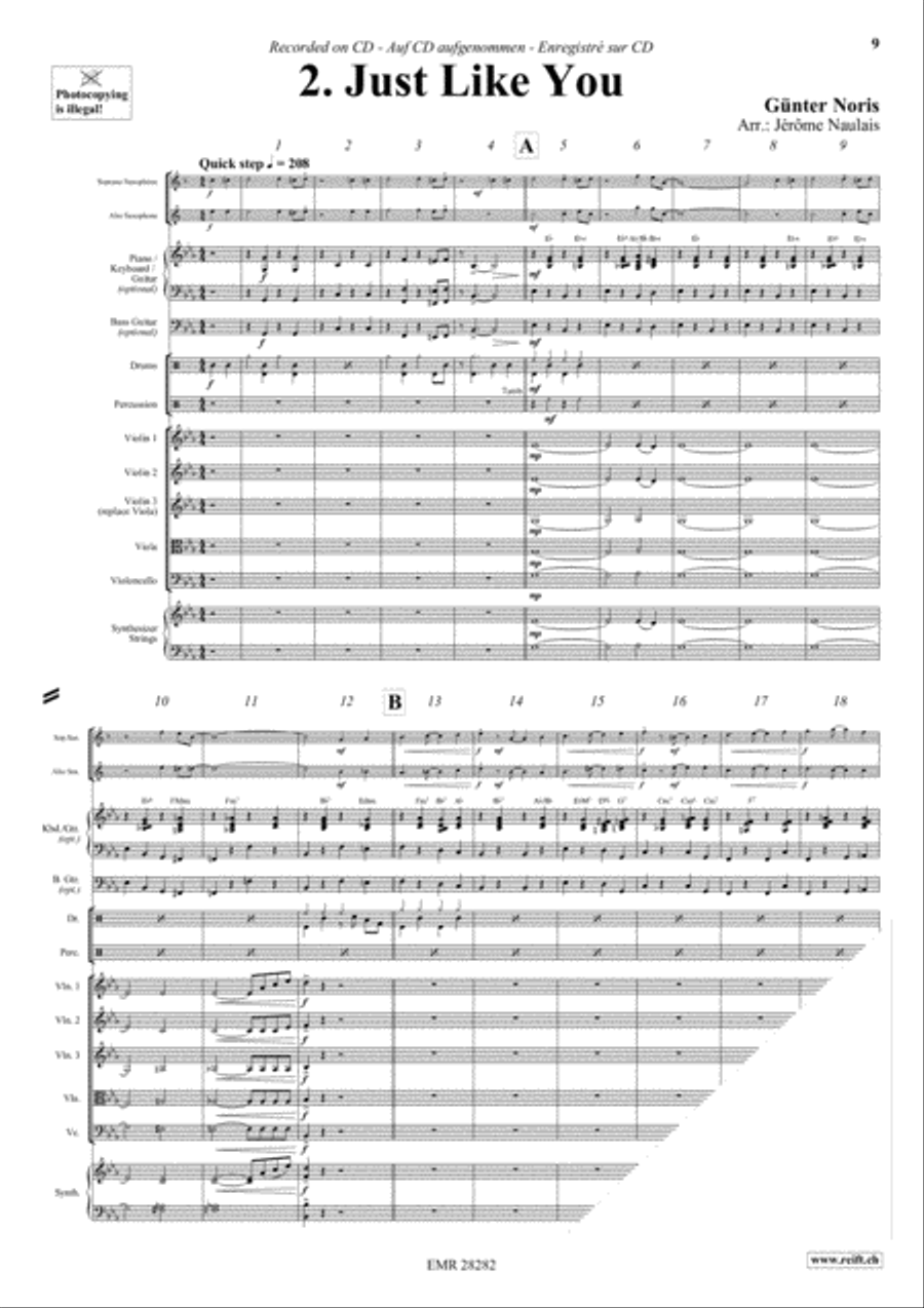 Let's Dance Volume 3 Woodwind Ensemble scores gallery preview page 4
