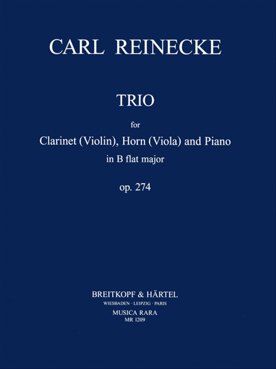 Trio in Bb major Op. 274 Piano Trio scores gallery preview page 1