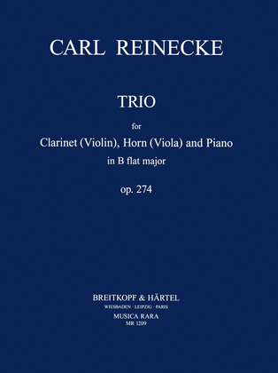 Book cover for Trio in Bb major Op. 274