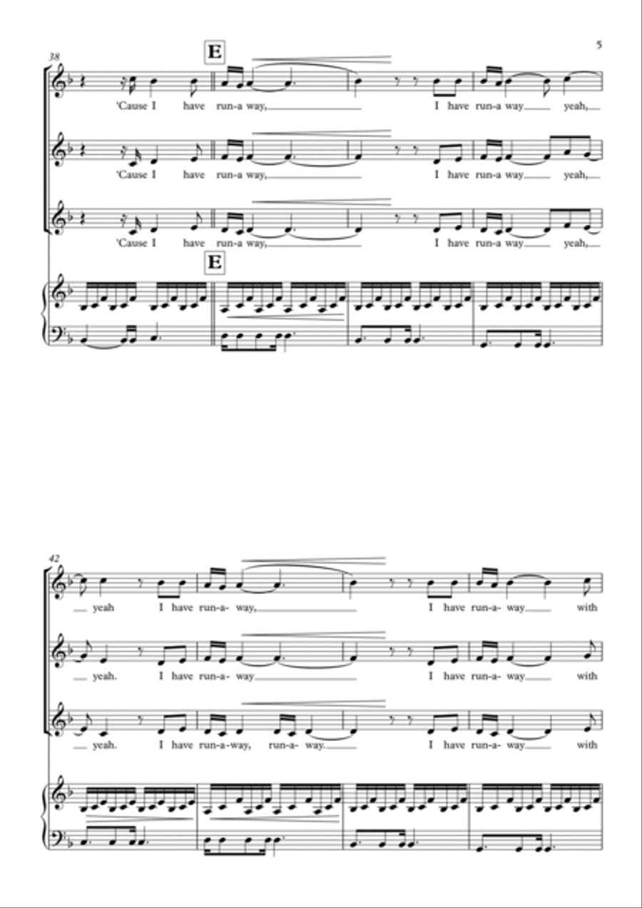 Runaway SSA scores gallery preview page 5