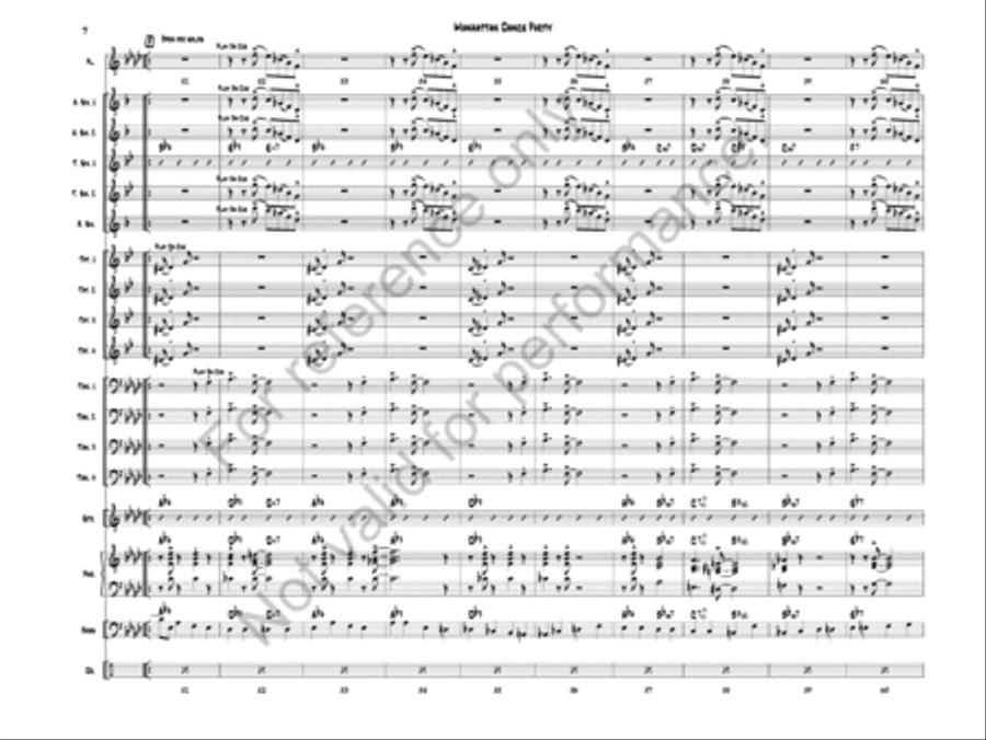 Manhattan Dance Party Manhattan Dance Party Jazz Ensemble scores gallery preview page 9