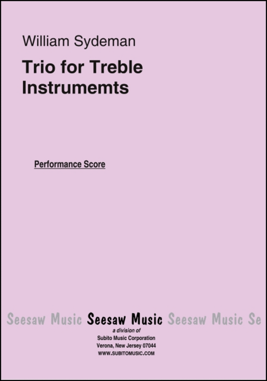 Trio Trio Performance Score scores gallery preview page 1