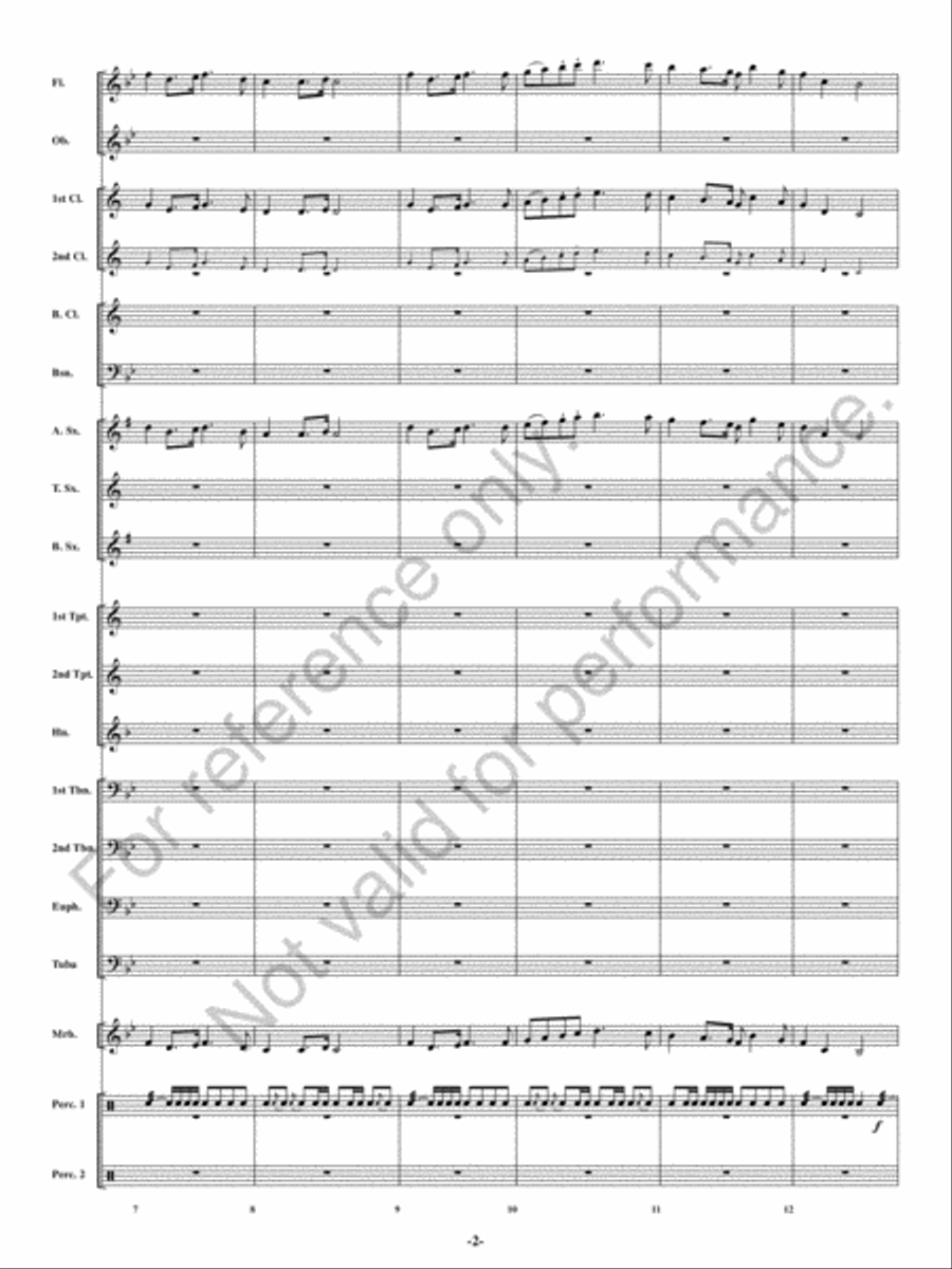 Spirit Of '44 Concert Band scores gallery preview page 3