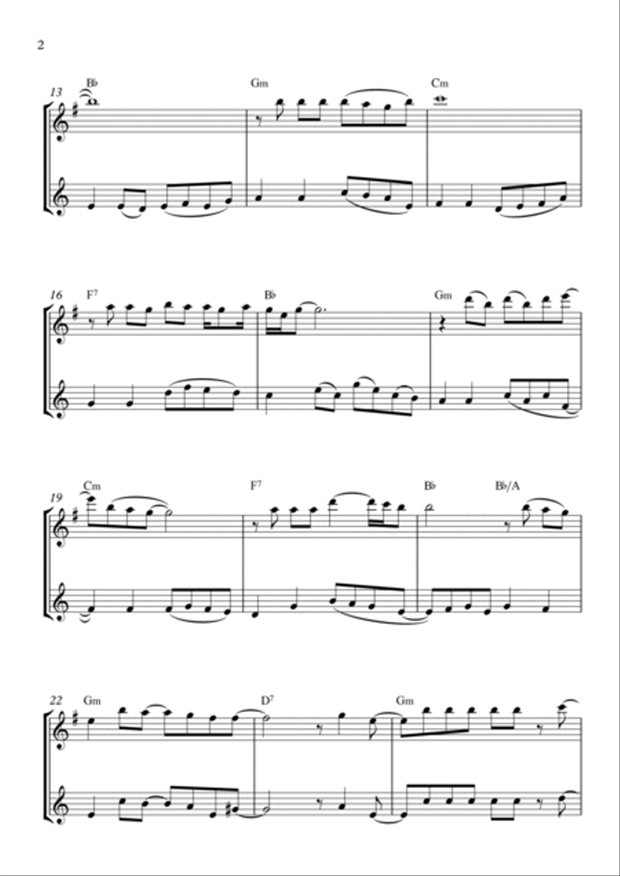 Flowers Woodwind Duet scores gallery preview page 2