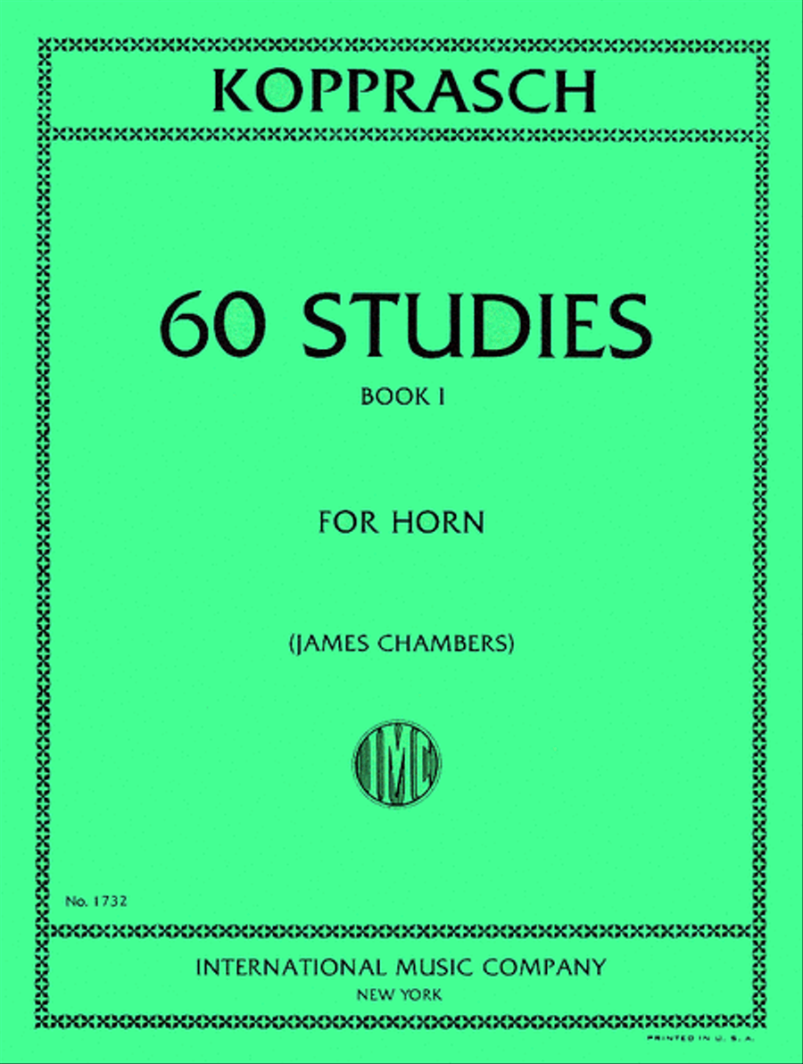 60 Studies: Volume I Horn Solo scores gallery preview page 1