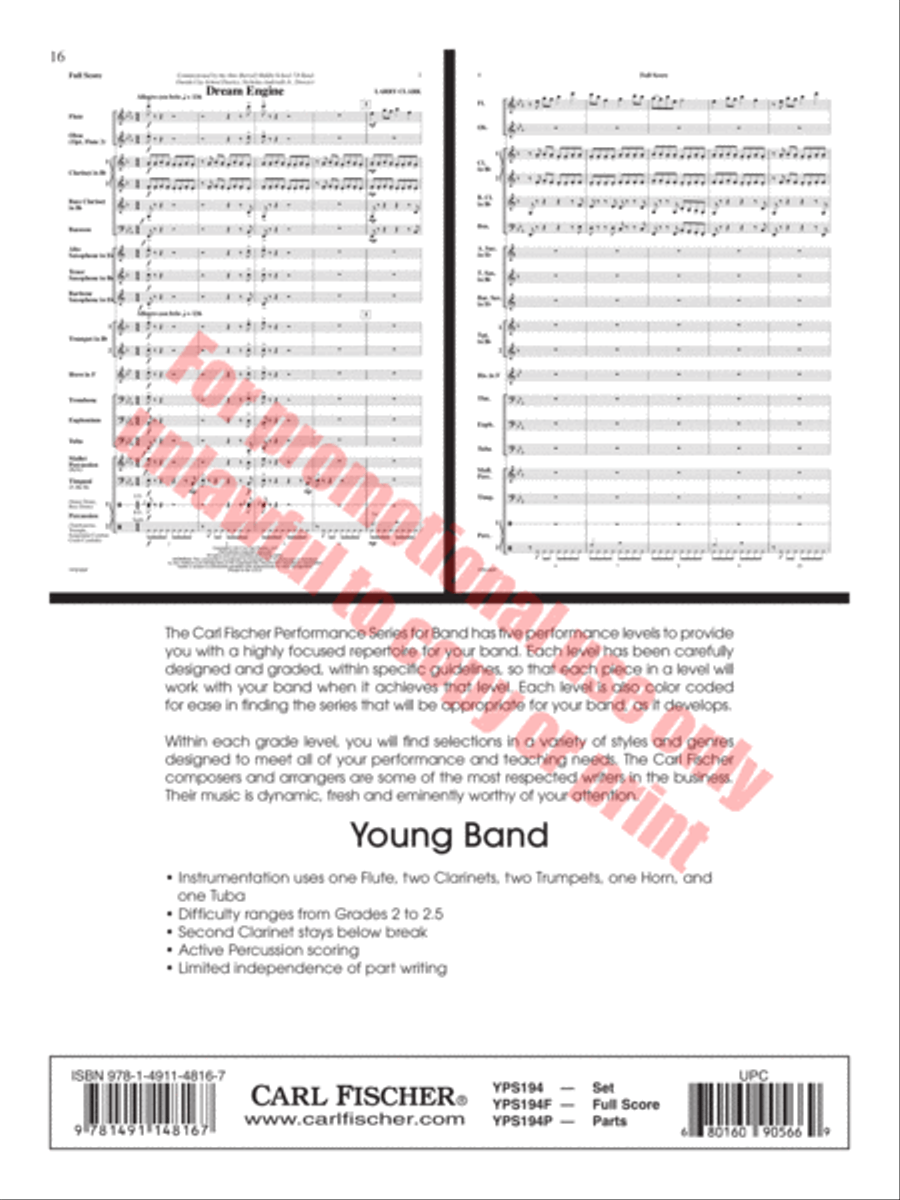 Power Concert Band scores gallery preview page 17