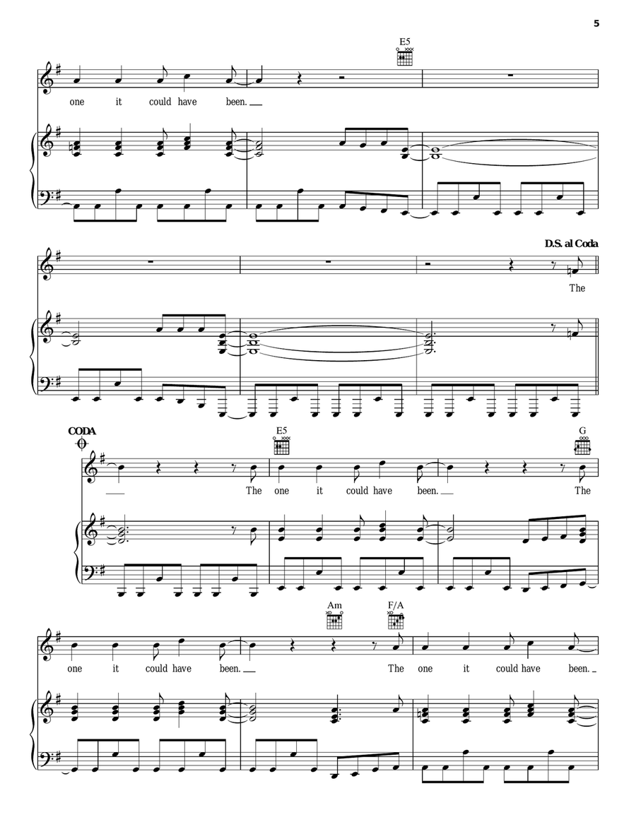 Best Of Both Worlds Piano, Vocal, Guitar scores gallery preview page 5