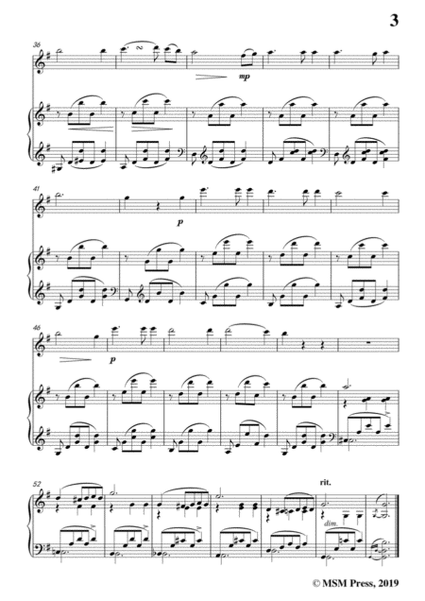 Schumann-Der arme Peter 1,for Flute and Piano image number null