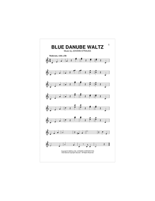 Book cover for Blue Danube Waltz
