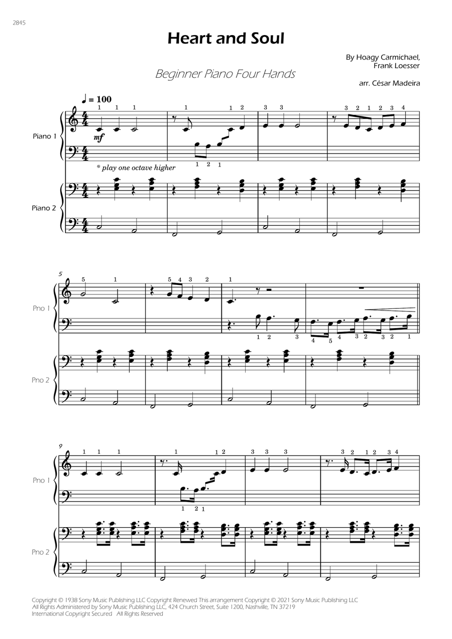 Heart And Soul Heart And Soul Easy Piano scores gallery preview page 3