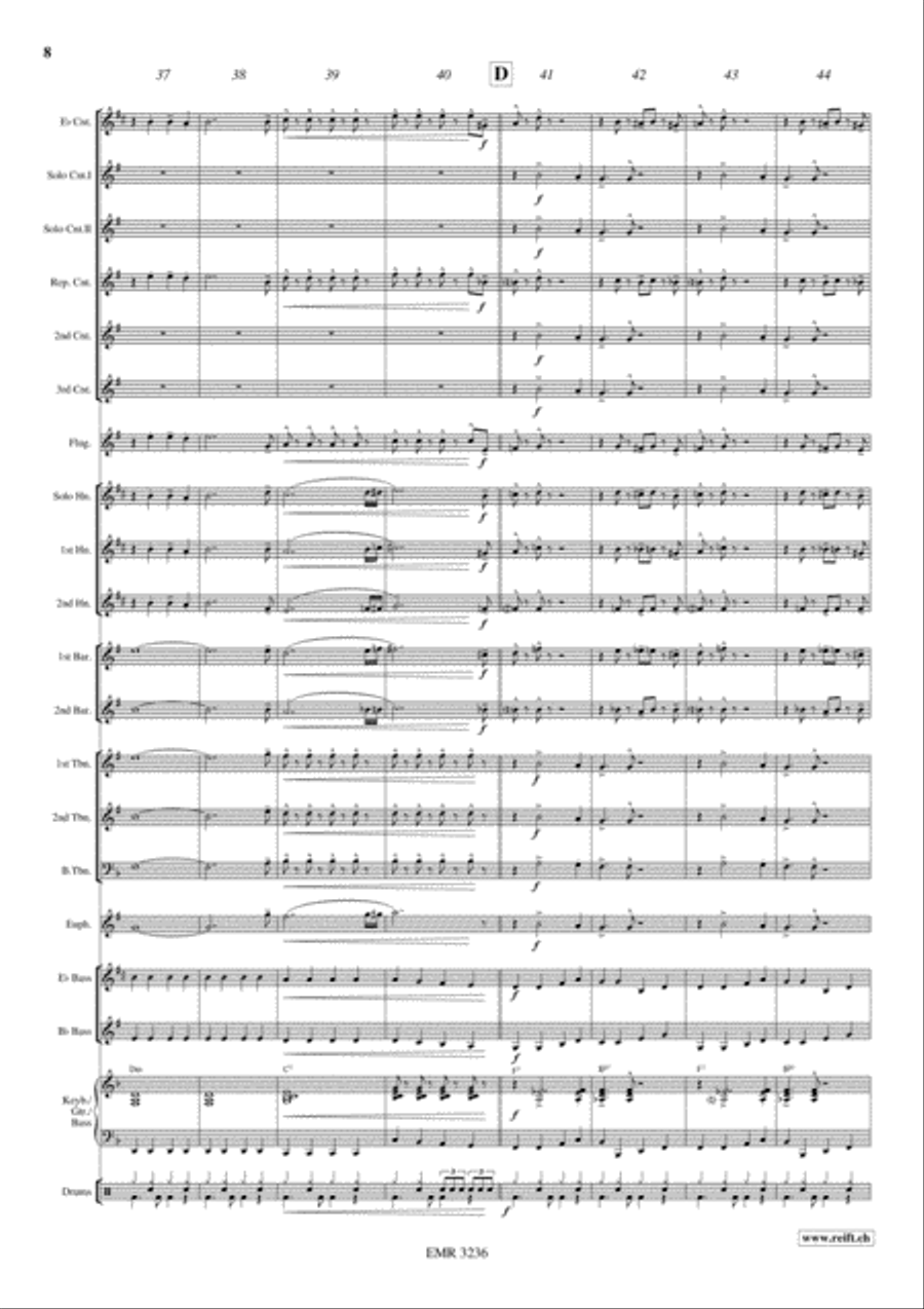 The Blues Brothers Brass Band scores gallery preview page 9
