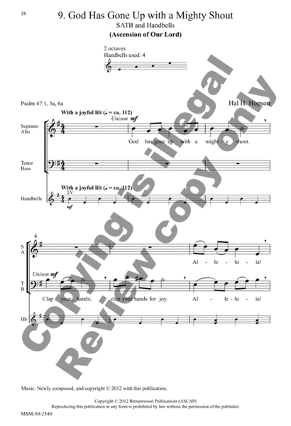 Choral Introits with Bells 17 Settings for the Church Year image number null