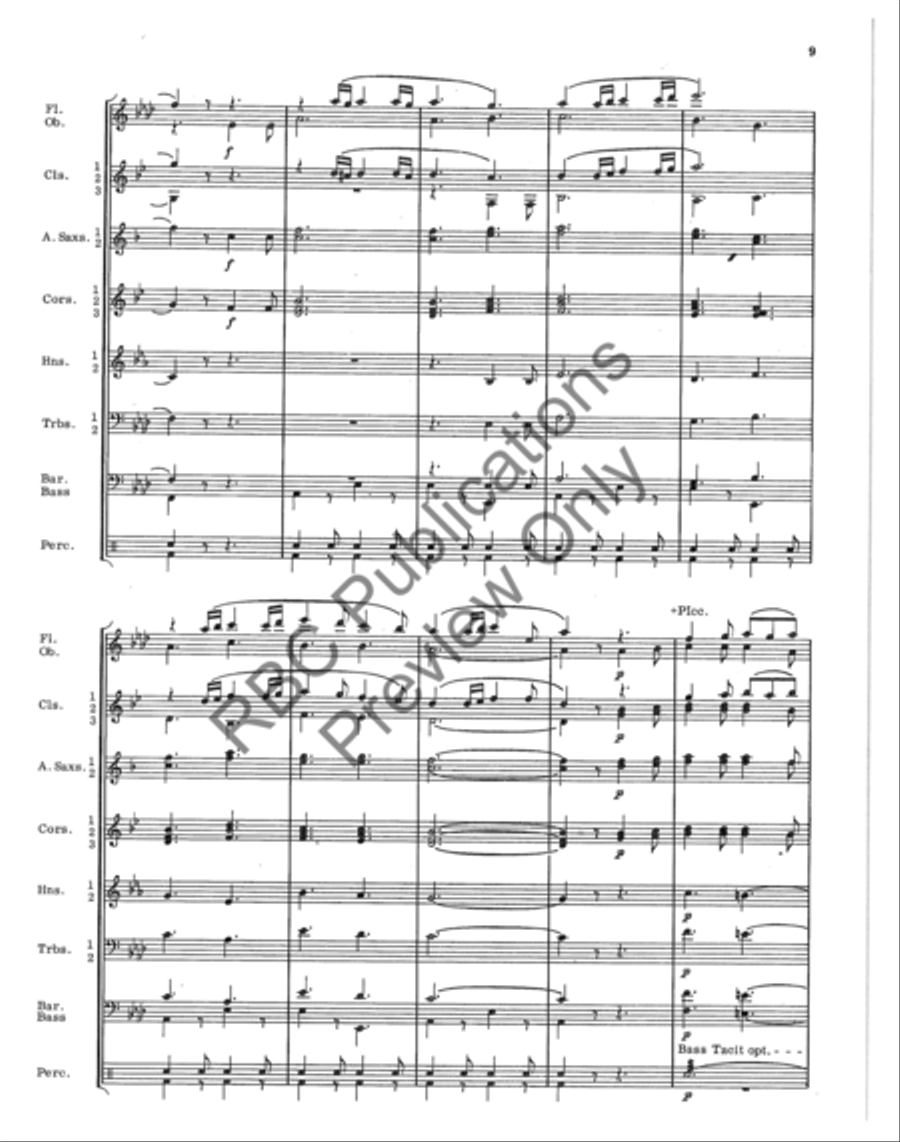 Coasts Of High Barbary Coasts Of High Barbary Concert Band scores gallery preview page 10