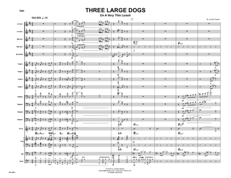 Three Large Dogs on a Very Thin Leash (Jazz Ensemble) image number null