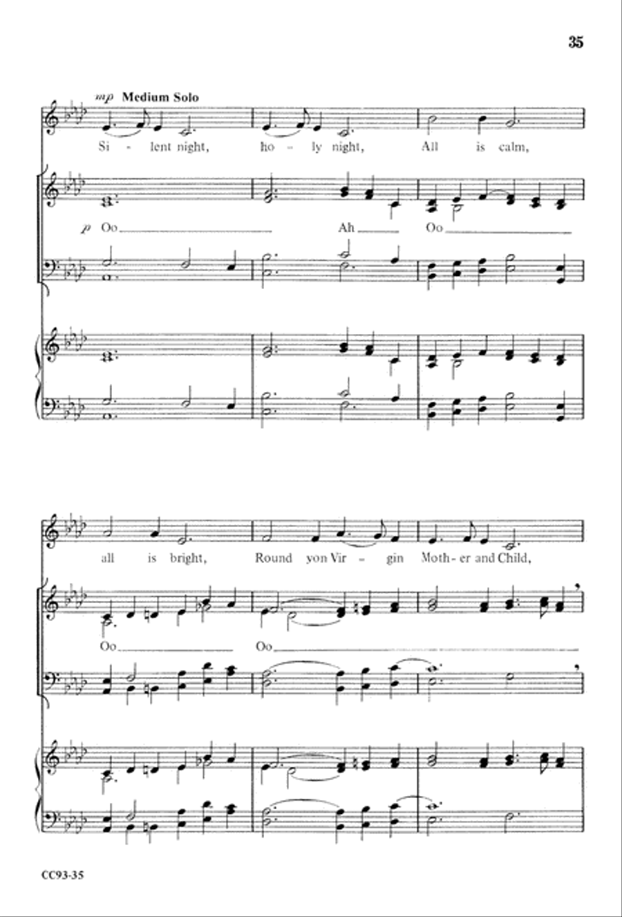 Jesus Is Born 4-Part scores gallery preview page 37