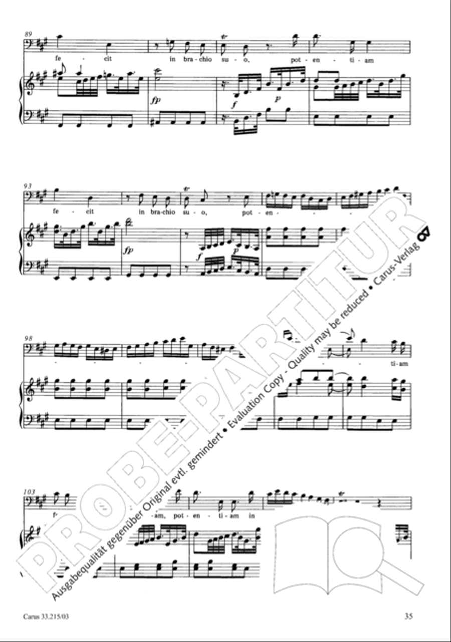 Magnificat Magnificat 4-Part scores gallery preview page 36