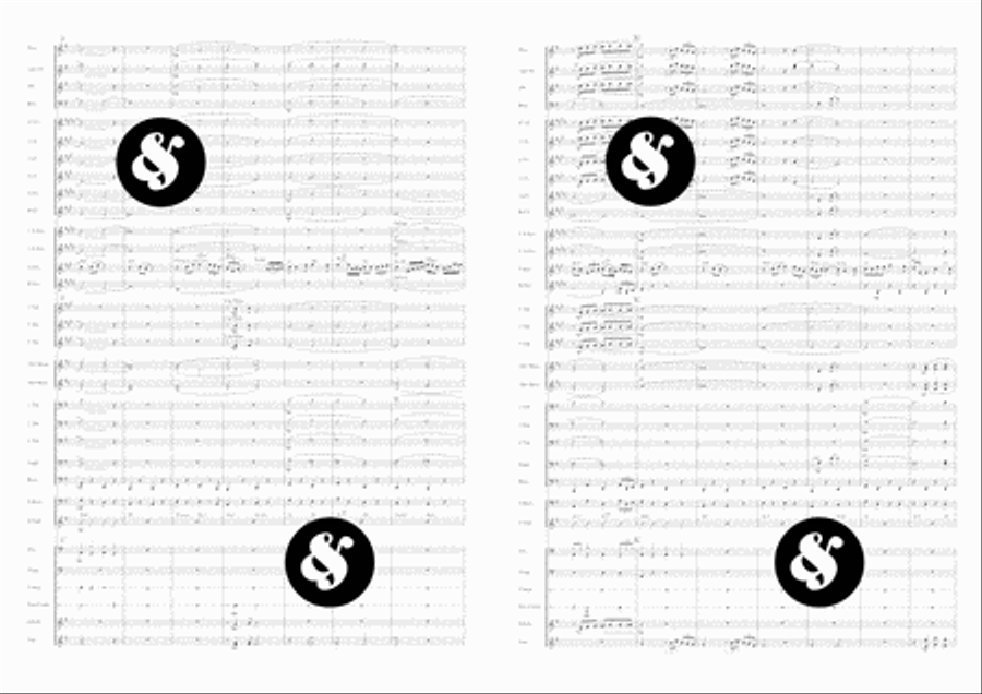 Louis Armstrong Medley Concert Band scores gallery preview page 8
