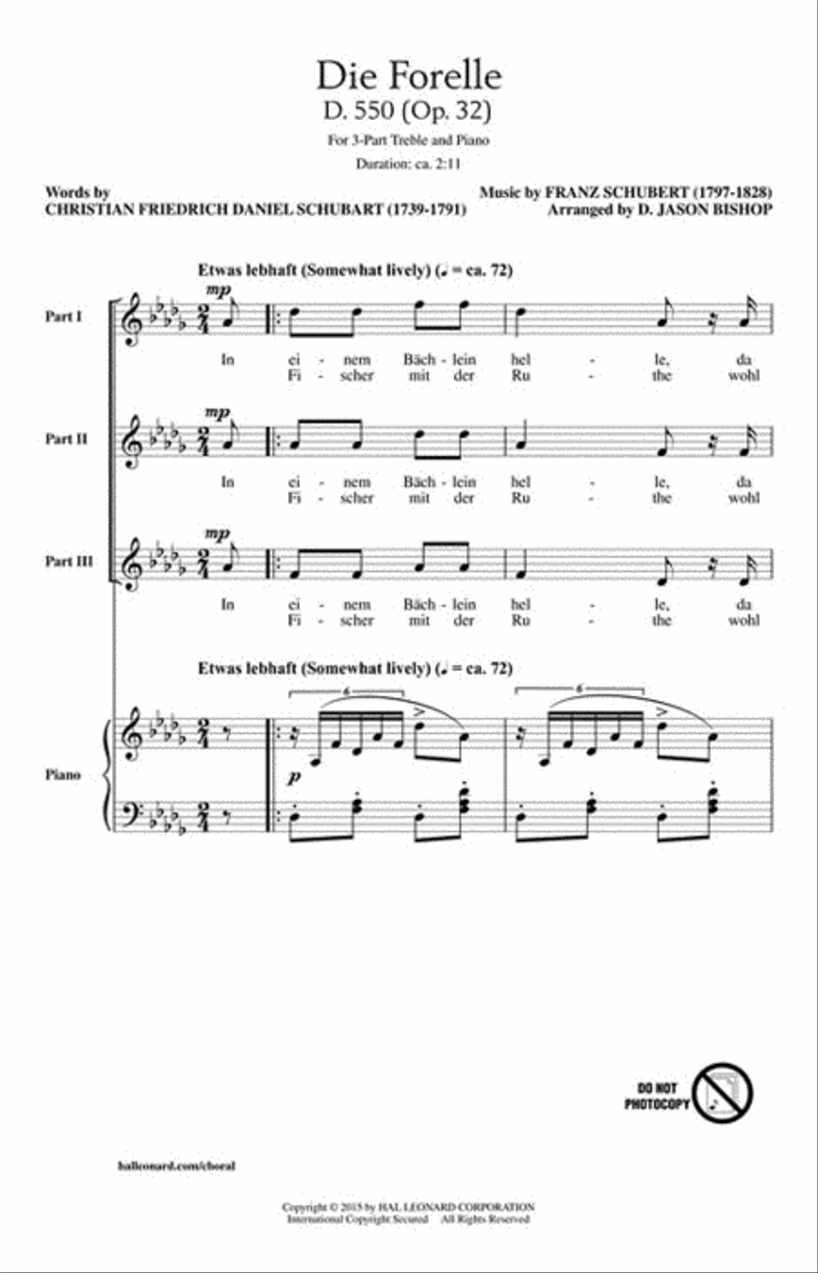 Die Forelle 3-Part scores gallery preview page 2