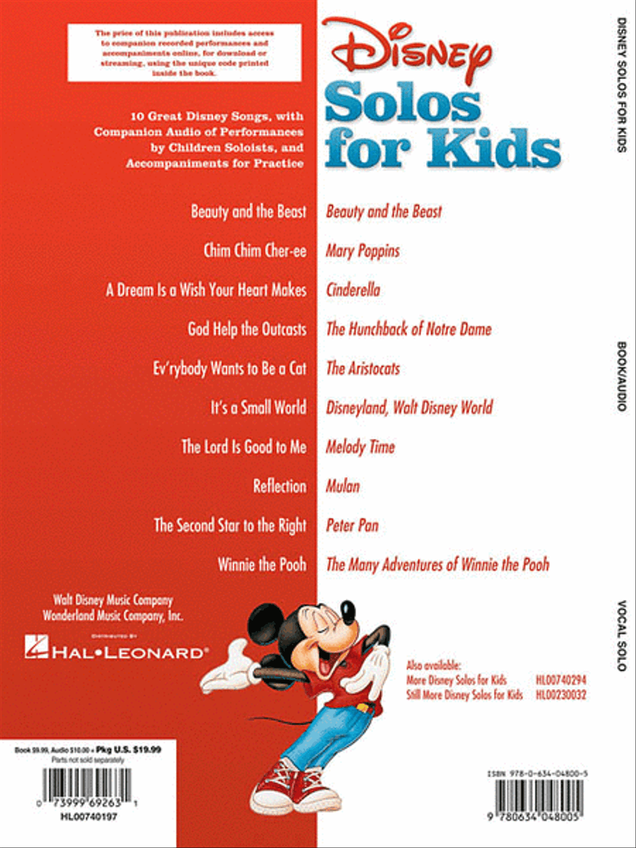 Disney Solos for Kids Disney Solos for Kids Voice scores gallery preview page 2