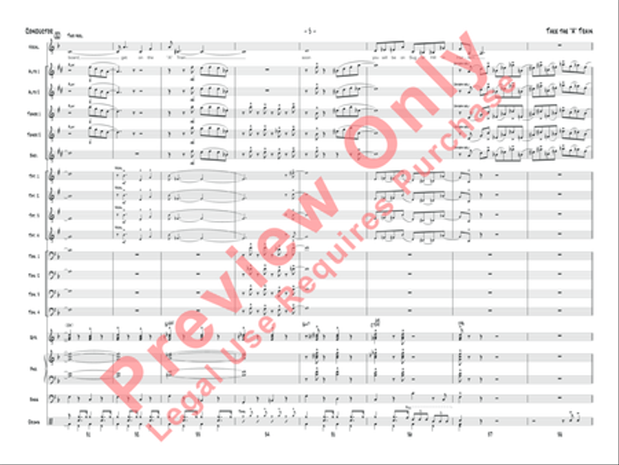 Take the A Train Jazz Ensemble scores gallery preview page 8