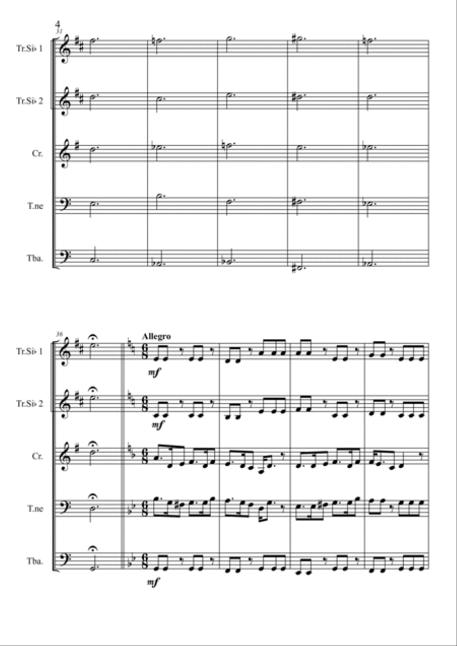 Barbarian Horde Brass Ensemble scores gallery preview page 5