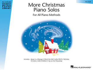 Book cover for More Christmas Piano Solos – Prestaff Level