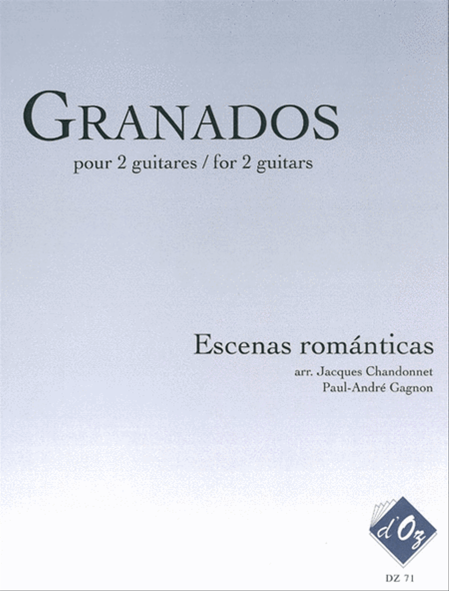 Escenas romanticas Classical Guitar scores gallery preview page 1