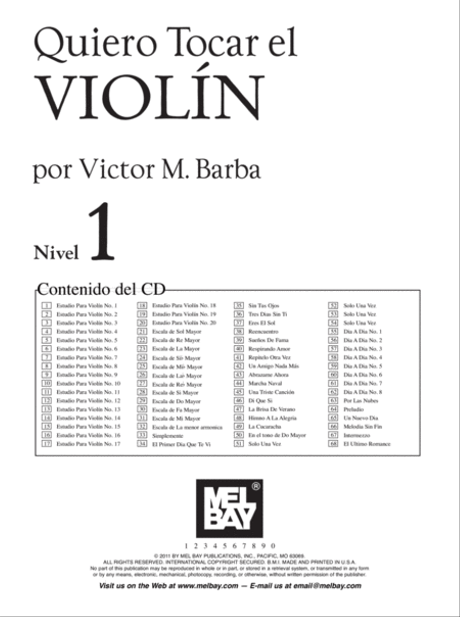 Quiero Tocar el Violin Violin scores gallery preview page 3