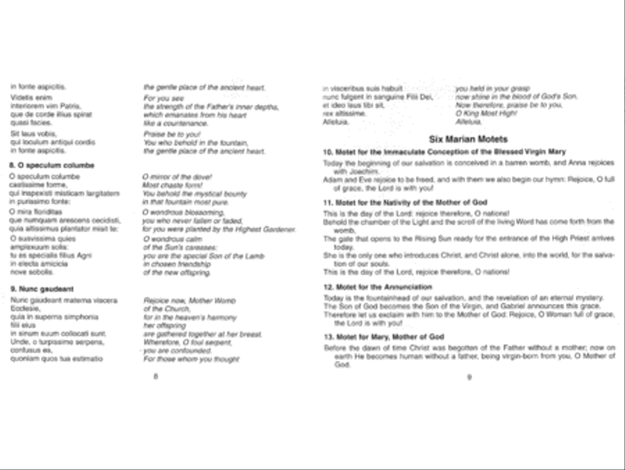 Frank Ferko: Motets CD scores gallery preview page 6