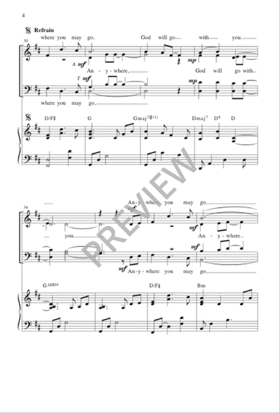 In the Morning, in the Evening 4-Part scores gallery preview page 5