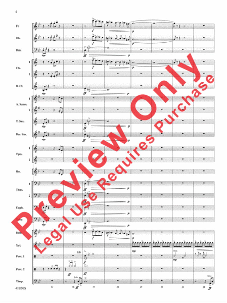 Mechanism Concert Band scores gallery preview page 5