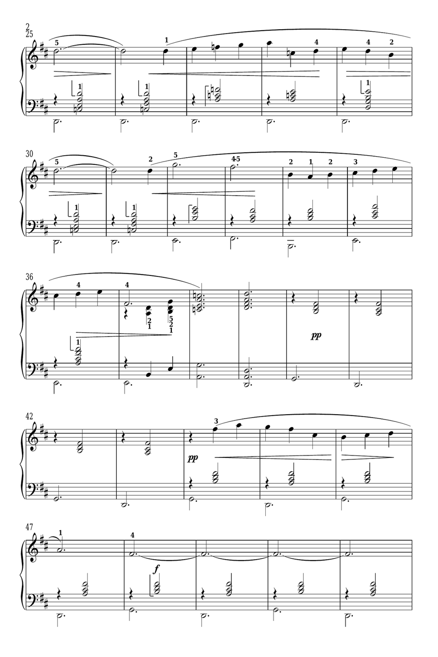 Gymnopedie No. 1 Gymnopedie No. 1 Piano Solo scores gallery preview page 2