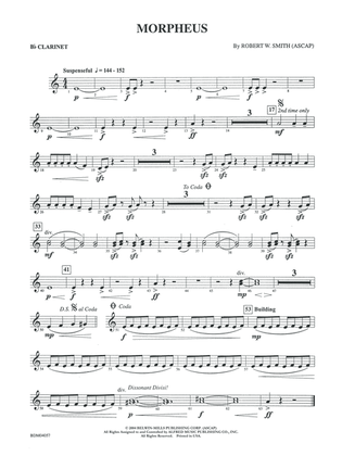 Morpheus: 1st B-flat Clarinet