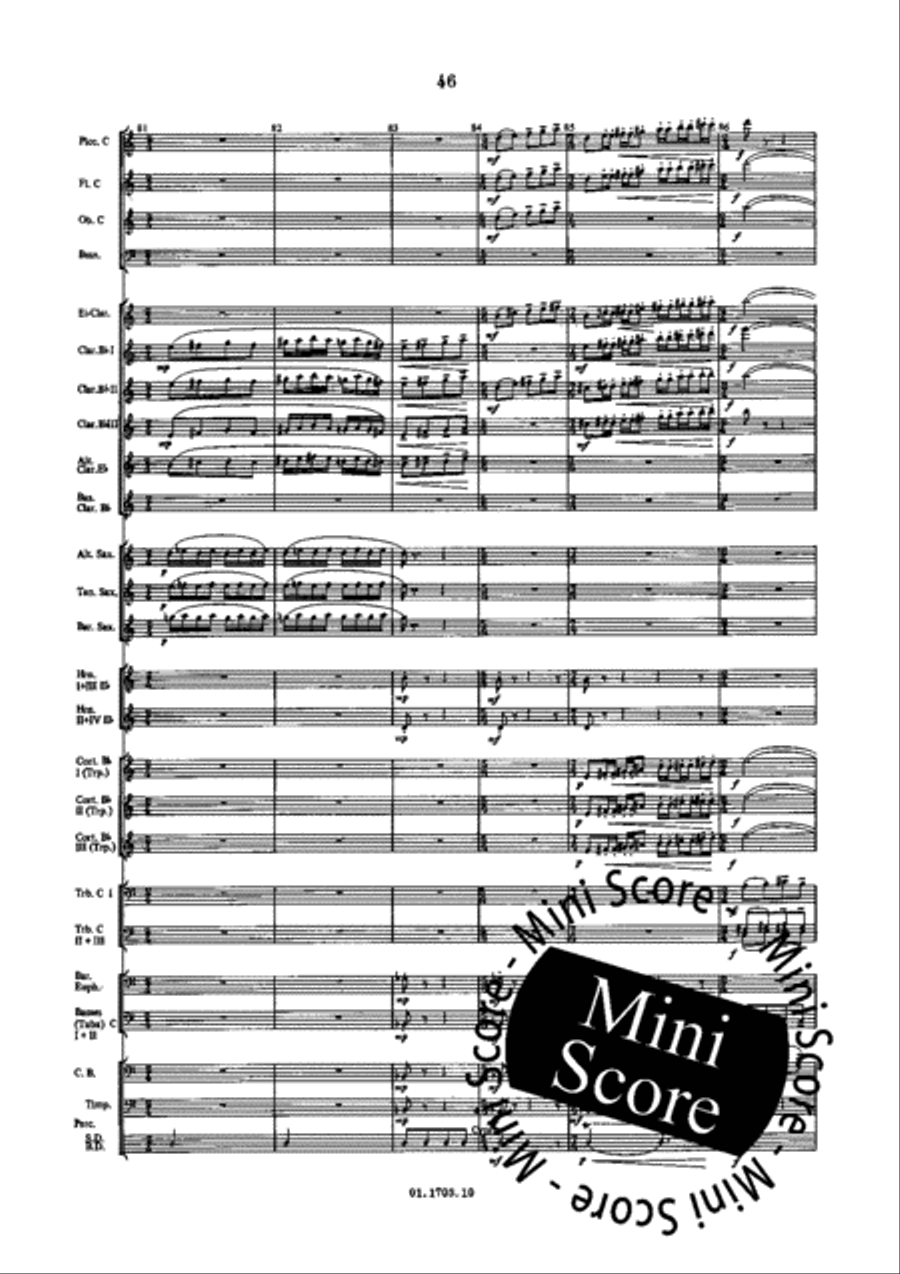 Windmusic Opus 123 Concert Band scores gallery preview page 52