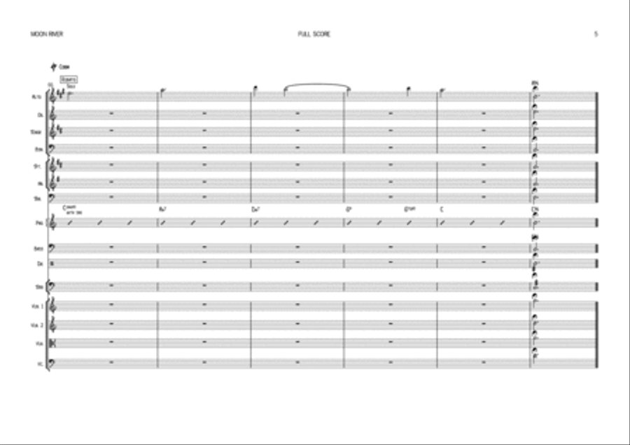 Moon River Moon River Chamber Orchestra scores gallery preview page 5