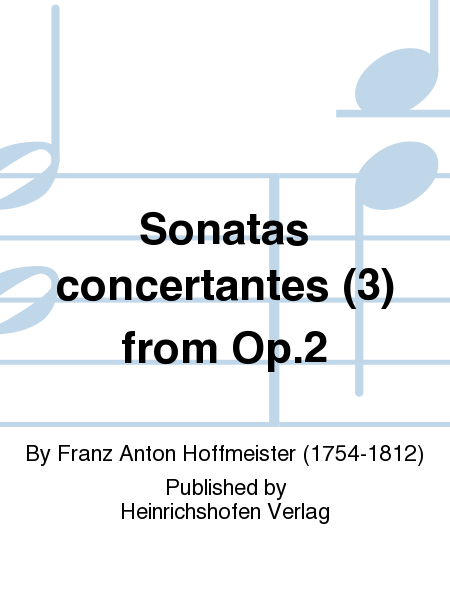 Sonatas concertantes (3) from Op. 2