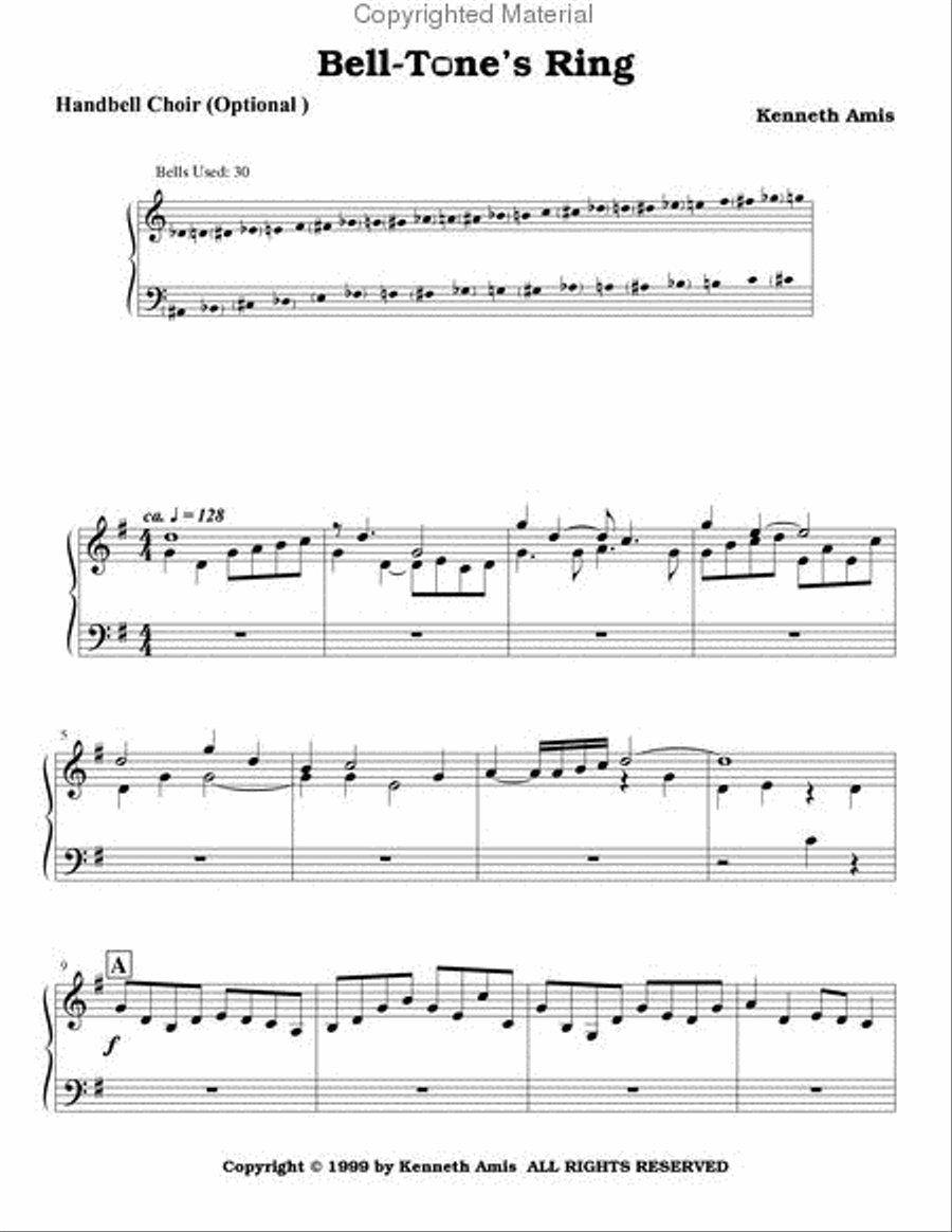 Bell-Tone’s Ring - bells part Horn scores gallery preview page 2