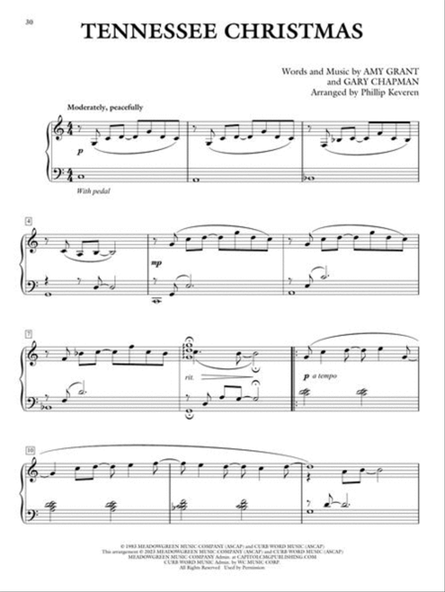 Christmas Standards Piano Solo scores gallery preview page 6