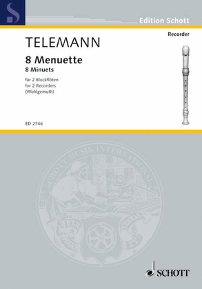 Book cover for 8 Menuets
