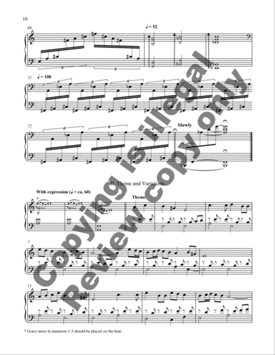 Triptych for Harpsichord Triptych for Harpsichord Harpsichord scores gallery preview page 12
