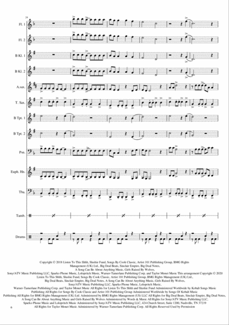 High Hopes Concert Band scores gallery preview page 6
