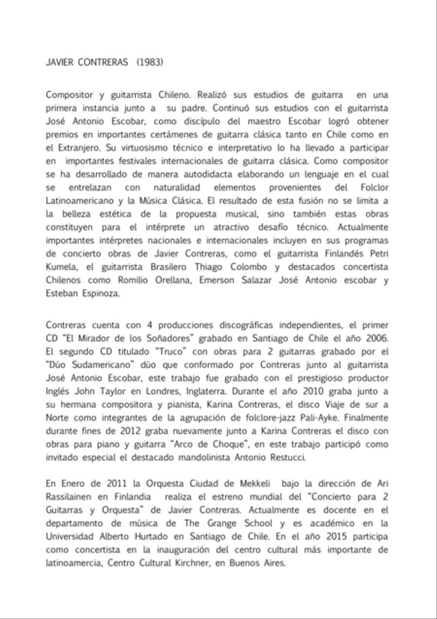 Diptico Latinoamericano Cello and Guitar String Duet scores gallery preview page 4
