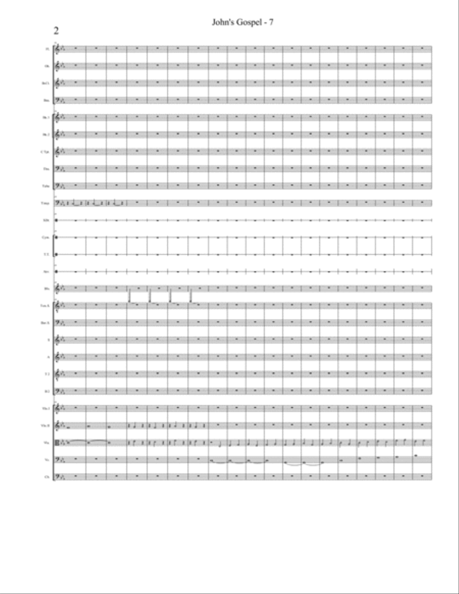 John's Gospel - 7C - The Resurrection Choir scores gallery preview page 2