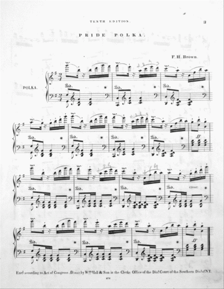 Pride Polka Piano Solo scores gallery preview page 2