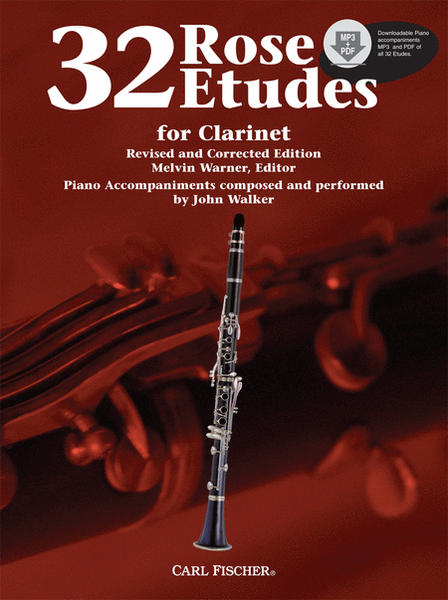 Rose 32 Etudes for Clarinet image number null